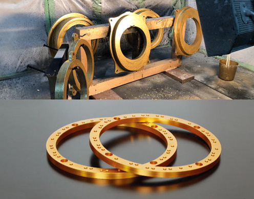 真鍮銅合板コーティングインナーバッフル+PCD-1