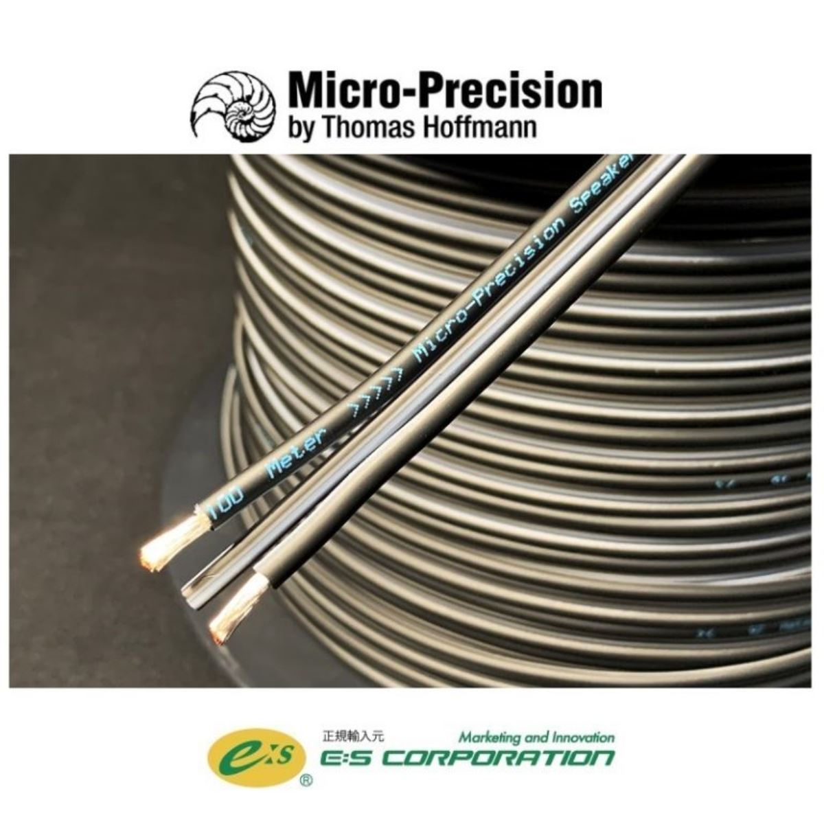 5-Series AgCu Dual Core Speaker Cable-1M（切売）