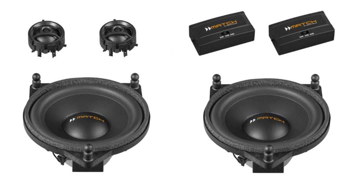 MATCH 2WAYトレードインスピーカー for BENZ UP C42MB-FRT