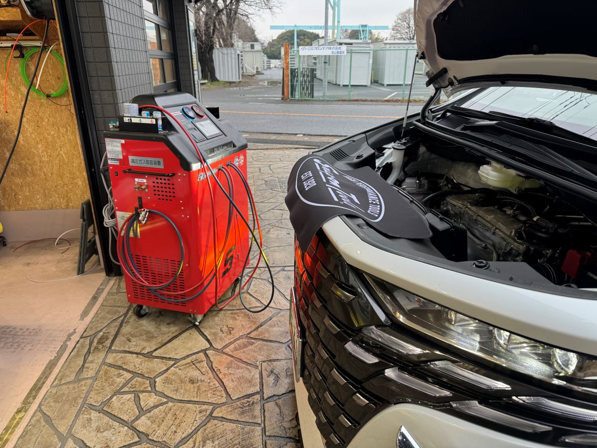 同時施行スナップオンエアコンメンテナンス