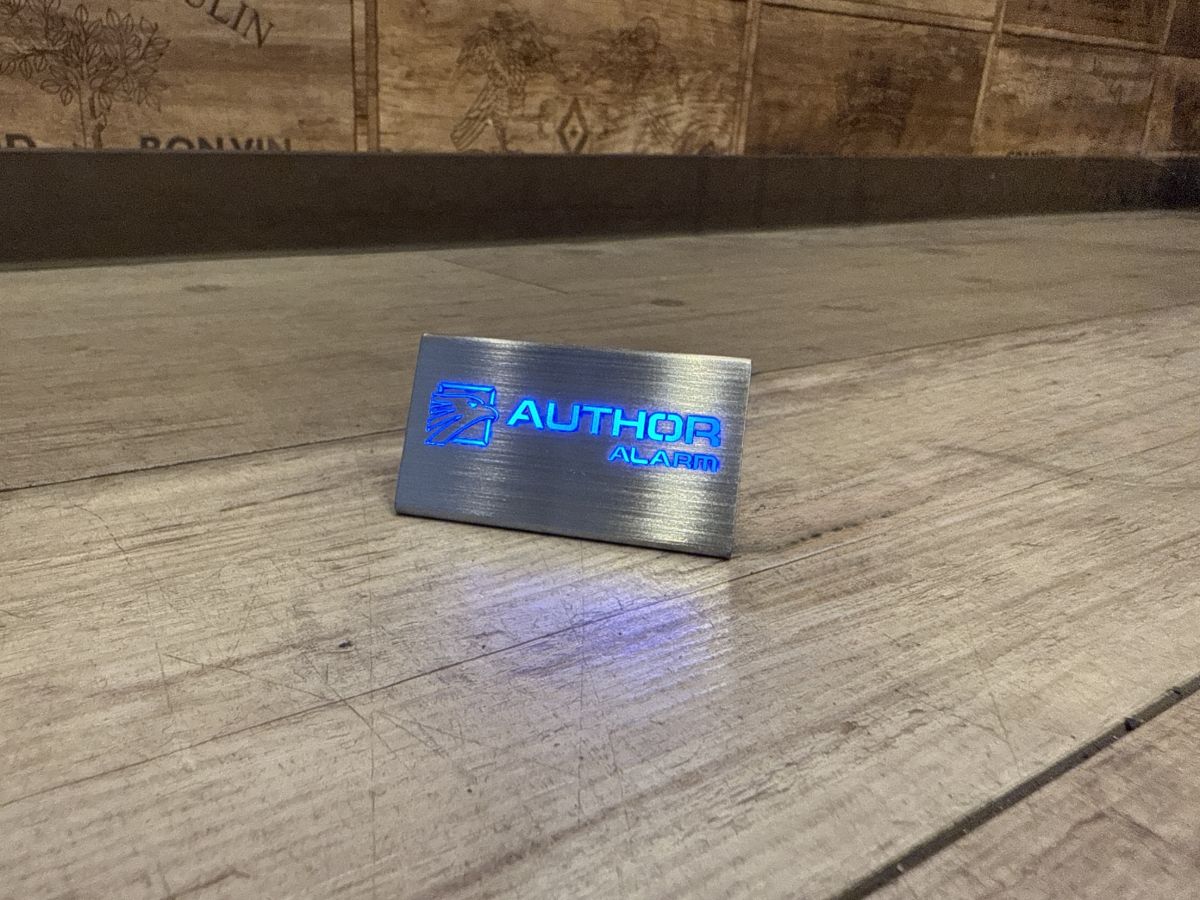 AUTHOR  AUTHOR ALARM LED スキャナー 特急施工