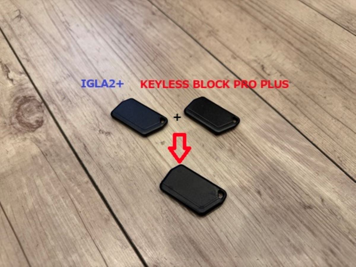 AUTHOR IGLA JP+＆AUTHOR KEYLESS BLOCK JP+用キーフォブ1本化