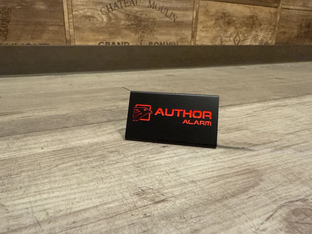 AUTHOR ALARM LED スキャナー BLACK レッドLED  アップグレード用