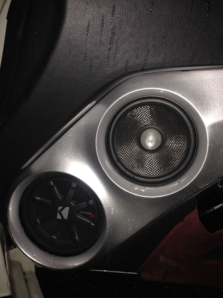 ｱｳﾀｰﾊﾞｯﾌﾙ制作ﾎﾟｹｯﾄ一体型　Wスピーカー合板仕様