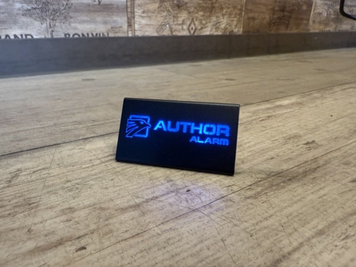 AUTHOR ALARM LED スキャナー BLACK  アップグレード用