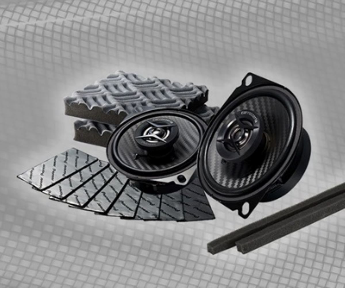 BMW専用 2WAYスピーカー＆サウンドチューニングキットセット TS-H101-BM