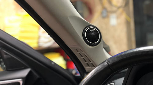 ツイーター埋め込み制作Aピラー